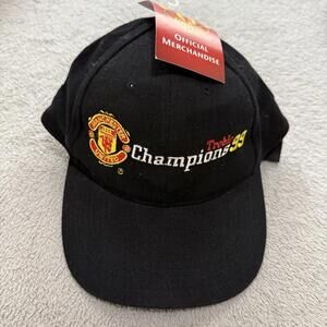 Vintage Manchester United Treble 99 Champions Hat Men’s